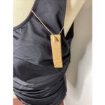 New Plus Shapellx‎ Ruched Size Black One Piece Swimsuit XXL Photo 7