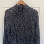 G.H. Bass &Co. GH Bass & Co. Navy Asymmetrical Zip Up Cardigan Photo 6