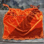 SheIn Shane US four size small orange Valore lace spaghetti strap tank top Photo 1