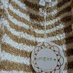 Umgee  Tan and Cream Striped Cardigan XL NWT Photo 3