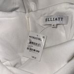 Elliatt NEW Camo ASYMMETRIC White Ivory SATIN Halter DRAPED Cocktail dress sz S Photo 5