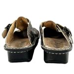 Alegria ALG-511 Lite Pewter Embossed Leather Clogs Comfort Backless 39 8.5/9 Photo 5