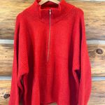 Vince Camuto  Half-Zip Pullover Ribbed Sweater Photo 1