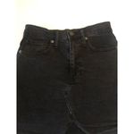 Madewell  black rigid denim a line mini skirt size 26 cute Y2K Photo 3
