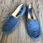 Vaneli suede quilted loafers slip on Shoes Blue Size 8.5 Photo 0