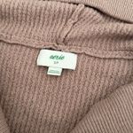Aerie  Cozy up brown waffle knit hooded oversized sweater Photo 1
