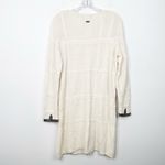Barbour | Cream White Winter Tartan Etal Cable Knit Sweater Dress Sz. 16 Photo 6