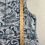 Title Nine  Leaf Print Sleeveless Dress Fit and Flare Casual Cute Large Photo 3