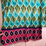 Habitat  Clothes to Live In Sweater Size S Multi-Color Abstract Geometric Artsy Photo 3