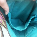 Fossil Vintage Graphic  Cotton Leather Boho Hippie Bag Photo 8