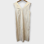 Rentrayage Gospel Brunch Pleated Silk Blend Shift Dress Size 10 Photo 2