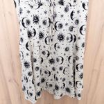 Hot Topic  Womens Dress Size XL White Black Celestial Y2K Witchy Milkmaid Photo 2