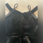 Francesca's Francesca’s Black Velvet Dress Photo 5