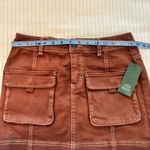 Wild Fable  NWT Cargo Style Brown Denim Women's Mini Skirt Size XS Photo 4