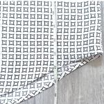 Alfani  Women's White Geometric Print Long Sleeve Button-Down Shirt L Photo 4