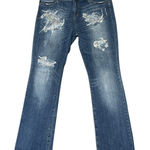 Judy Blue  High Rise Sequined Distressed Jeans 1XL Photo 0
