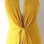 Yellow Fringe Romper Gold Photo 0