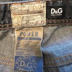 Dolce & Gabbana Jeans Vintage D&G Distressed Straight Leg Button Fly Size 40 Photo 4