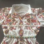 Women’s Floral Print White Summer Mini Dress *Tag Size M fits like a SMALL NEW White Photo 7