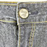 Indigo Rein Blue Dark Wash Distressed Denim Shorts Photo 6