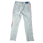 Mother Superior Insider Crop Step Fray Jeans Size: 28 Blue Photo 7