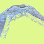 Vintage y2k White Lace and Pearl Shawl / Wrap / Scarf 🔥 Size undefined Photo 0