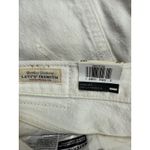 Levi's  501‎ High Rise Denim Shorts Frayed Hem White Premium Size 30 Photo 10