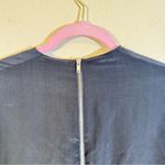 COS  Black Silk Mini Dress Womens 2 Closet Staple LBD Lagenlook Quiet Luxury Photo 4