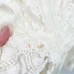 Betsy and Adam Womens Vintage 80s Ivory Lace Bridal Prom Formal Dress Size 16 Photo 12