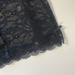Victoria's Secret Very Sexy Black Lingerie Slip Babydoll Sheer Lace Large Photo 2