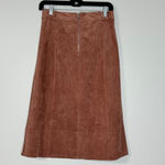 Gianni Bini GB Polyester Blend Gored Skirt Pinkish Tan Hipster Boho Hippie Sz M Photo 2