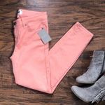 Anthropologie Paige • Verdugo Ankle Skinny jeans coral pink Desert Sunset  Photo 0