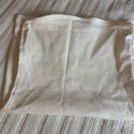 ZARA White Denim  Dress Mini Bodycon Strapless Photo 0