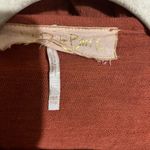 Jen's Pirate Booty Cardigan Womens XS Small Orange Fringe Boho Gauze Sweater Photo 5