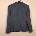 Evan Picone Evan-Picone Suit Petite Women’s Knit Gray Faux Pearl Silver Design Button Blazer Photo 6