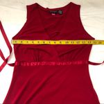 Y2K Romantic Whimsygoth Gothic Red asymmetrical handkerchief hem Fairy V Photo 4