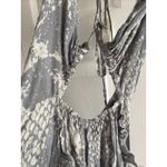 Surf Gypsy ‎ Womens Medium Blue Maxi Dress Cut out Front Boho Vacation Travel Photo 3