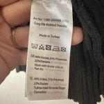 XLE Greg Ribbed Knitted Hoodie Womens Size Large Black Sweater Photo 3