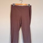 Eileen Fisher  Brown Pull On Ponte Dress Pants Womens M Lagenlook Casual Cozycore Photo 9