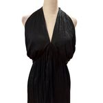 Old Navy Women's Elegant Black Halterneck Long Dress Size L Formal Photo 1