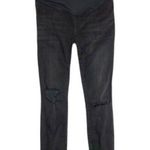 Madewell Women's Belly p Maternity Over-the-Belly Skinny Jeans Size 27 Black Sea Photo 0