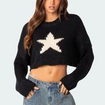 Edikted  Star Sweater Cropped Photo 0