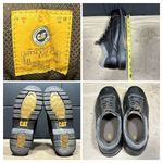 Caterpillar Y2K 90’s Style  Brown Leather Steel Toe Work Oxfords Women’s 8 W Photo 3