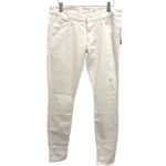 MOTHER The Looker Broken Mirror White Skinny Jeans Women's Size 30 Photo 2