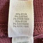 Aerie NWT Glitter Chill Play Move Leggings Maroon XS Photo 7