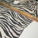 LNA Zebra Print V-Neck Long Sleeve Top Made In California Size 3X loungewear Photo 2