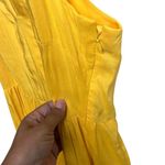 Antonio Melani 495.  sun yellow v neck Linen blend maxi dress size 4 Photo 2