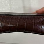 ASOS Brown Croc Embossed Mini Camera Bag Crossbody 5x7” Photo 3