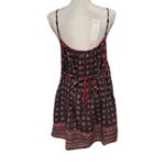 April Cornell Size L Happy Mushroom Tunic Mini Dress Tank Boho Indie Pockets Blue Size L Photo 4