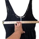 Free People kristal Metallic gold and black lace mini Dress,Size 8 Photo 6